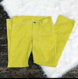 J Crew Yellow Cords City Fit